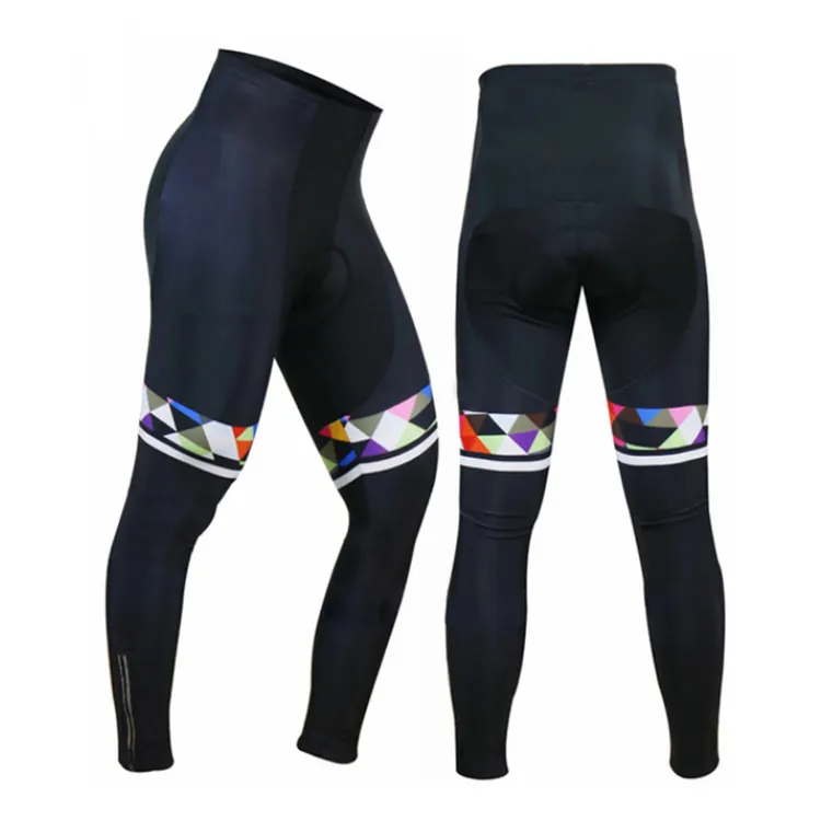 Comfortable Cycling Pants Black Racing Bicycle Cycling Tights Mountain Bike Cycling Trousers With Coolmax 3D Gel Pad
