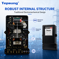 Tepsung DT862 Meter Listrik Tiga Fasa Empat Kawat Bahan Bakelite Kelas Akurasi 2 Tampilan Analog 60/125A 50/60Hz