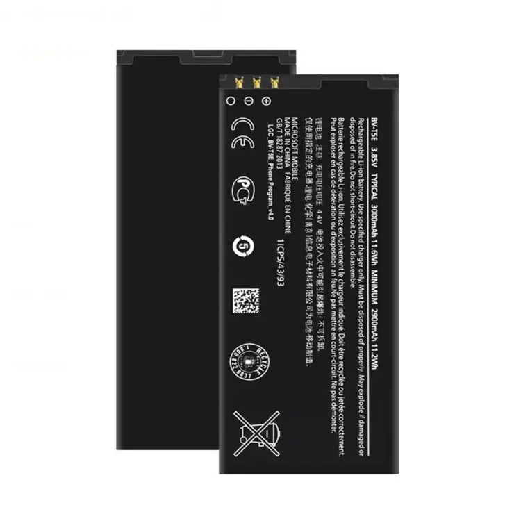 Genuine New Replacement mobile Li-polymer Battery For Microsoft Nokia Lumia 950 3.85V BV-T5E 3000mAh Rechargeable