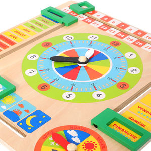 Jouet <span class=keywords><strong>calendrier</strong></span> et horloge <span class=keywords><strong>en</strong></span> <span class=keywords><strong>bois</strong></span> pour enfants - <span class=keywords><strong>Calendrier</strong></span> <span class=keywords><strong>en</strong></span> <span class=keywords><strong>bois</strong></span> éducatif pour enfants - Product Image 5