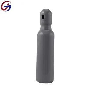 Cylindre industriel en acier 5L avec poignée en plastique ISO9809-3 haute pression certifié pour l'utilisation d'oxygène