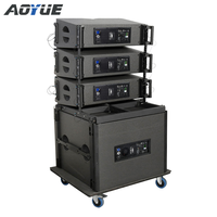 KA208 Altavoces Line Array Activos de Alta Calidad para Escenario al Aire Libre con Doble Woofer de 8 Pulgadas y 2 Canales Sistema de Sonido PA