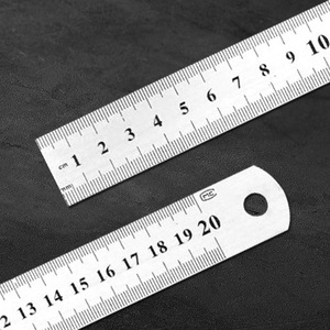 Stainless Steel Ruler 15 20 30 Cm Metal Straight Ruler For Office Drawing Measuring Tools - Product Image 4