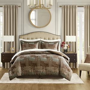 Db Pure Cotton 4-Piece Embroidered <b>Comforter</b> <b>Set</b> King Size Classic Bedding Home Textile Geometric Pattern All-Season - Product Image 6