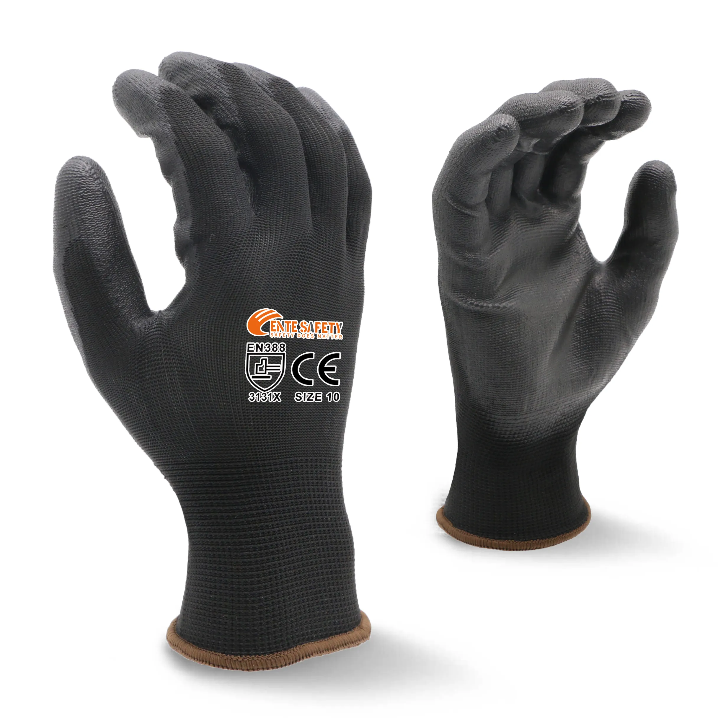 ENTE SÉCURITÉ 13g nylon pu gants chauffeur de camion général gants de jardin et équipement de protection gant