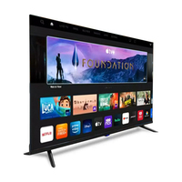 Smart LED TV 85" 1080p Full HD Panel LCD A+ Android WiFi 60/120Hz Hitam Solusi OEM/ODM Asia Tenggara Afrika Timur Tengah