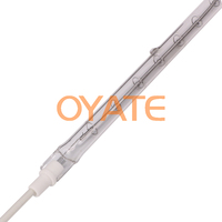 Tubes de lampe chauffante infrarouge à quartz 230V 1500W pour four industriel et machine de traitement thermique