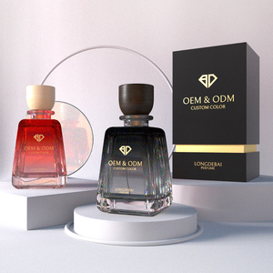 2025 New Design <b>Perfume</b> <b>Bottle</b> Custom Luxury <b>30ml</b> 50ml 100ml Glass <b>Perfume</b> <b>Bottle</b> with Wood Lid - Product Image 2
