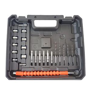 TS-2604 مجموعة مثقاب كهربائي لا سلكي صناعي 21 فولت بطارية ليثيوم سرعة متغيرة 40 نيوتن متر عزم دوران للاستخدام المنزلي OEM - Product Image 4