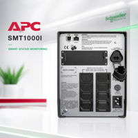 APC SMT1000I Smart-UPS, 1000VA, Tour, 230V, 8 prises IEC C13, SmartSlot, AVR, LCD