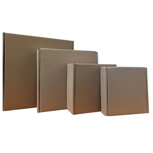 <span class=keywords><strong>Boîte</strong></span> d'expédition carrée en <span class=keywords><strong>carton</strong></span> kraft E-flute extra-rigide, personnalisable pour les petites commandes en gros - Product Image 2