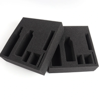 Mousse coupée sur mesure avec trou découpé Mousse d'emballage en polyéthylène haute densité antichoc pour l'emballage de produits électroniques avec insert en mousse