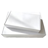 Boîte d'expédition en carton ondulé robuste et grande, écologique, recyclable, pliable, avec logo personnalisé, pour chemises, vêtements pour enfants, jouets, cadeaux