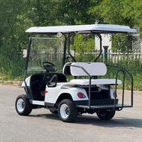 Voiturette de golf 4 places, voiturette de golf Q Follow et voiturette de golf pliable pour jardin de villa
