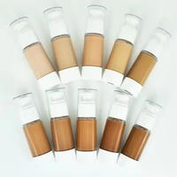 Vente en gros de fond de teint liquide mat pour le visage, crème pour peau sensible, fond de teint liquide à haute couvrance