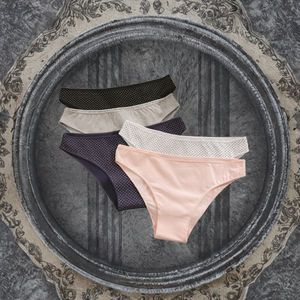 Culotte Hipster Jacquard Nouvelle Collection pour Femme – Lingerie Confortable en Coton, Taille Basse Imprimée, Idéale au Quotidien pour Adultes - Product Image 3