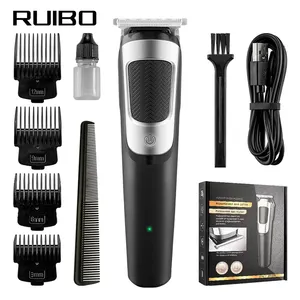 Máquina de cortar cabelo elétrica barbeiro aparador de barba máquina de barbear aparador de cabelo masculino