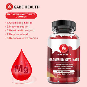 Gummies de glycinate de magnésium pour adultes ODM certifiées GMP – Équilibre minéral du corps, améliore la qualité du sommeil et la mémoire – 2 gummies - Product Image 3