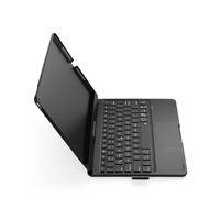 Pabrik Baru Keyboard Gigi Biru Berputar 360 Derajat untuk iPad 10.2/10.5 Inci dengan Lampu Latar Touchpad