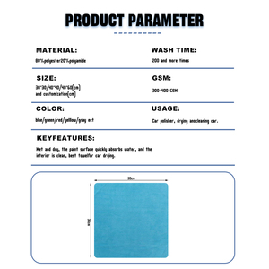 Paño de Limpieza Rápida para Ventanas y Vidrios, Paño de Microfibra Reutilizable Sin Pelusa para Limpieza de Automóviles - Product Image 4