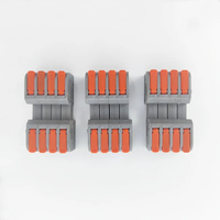 Mini connecteur rapide BNC mâle compact à 4 pôles Connecteur de fil universel Bornier Applications d'alimentation enfichables Broche en cuivre
