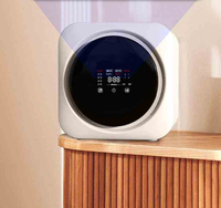 Mini Lavadora Compacta de 0.9 kg, Lavadora Portátil de un Solo Tambor con Centrifugadora para Espacios Pequeños, Apartamentos, Dormitorios, Autocaravanas, Viajes, Ropa de Bebé