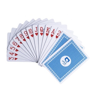 Custom fashion logo design Printing waterproof Paper plastic Playing Cards party game Poker Cards