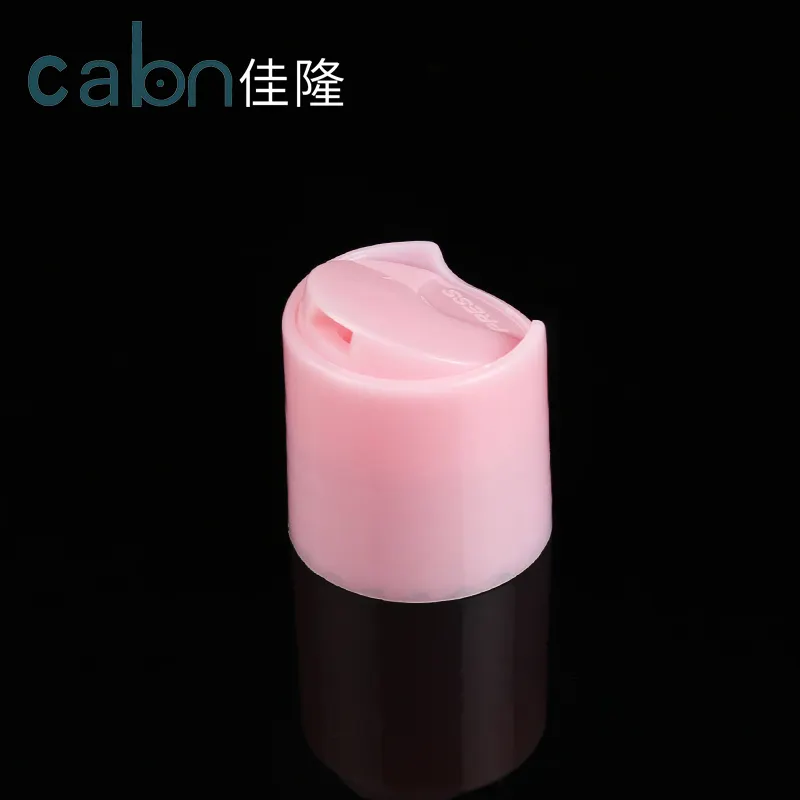 Su misura di plastica a vite disco cap 24/410 rosa tappo superiore del disco per la bottiglia di liquido