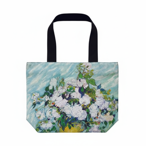 Bolsa de Arte de L Van Gogh 'White Roses' personalizable promocional bolso de mano - Product Image 1