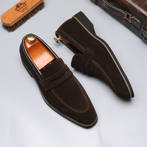 Groothandel Hoge Kwaliteit Jongens Oxfordschoenen Herenschoenen Slijtvast Schoenen Loafers - Product Image 6