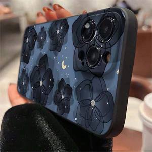 Custodia per telefono cellulare TPU in Silicone con stampa a bordo diritto con inchiostro artistico per Iphone 7 8 X Xr Xs 11 12 13 14 15 16 17 Pro Max - Product Image 3