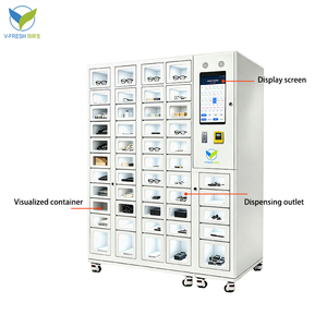 ตู้จำหน่ายสินค้าอัจฉริยะ Smart Locker รุ่น Wx-s109-1 Vfresh Locker ตู้สแตนเลสหน้าจอสัมผัส พร้อมตัวเลือกการชำระเงินหลากหลายรูปแบบ - Product Image 2