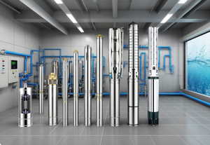 गहरे कुएं 240 वी प्रवाह दर 0-6 मीटर के लिए गहरी अच्छी तरह से पंप जल पम्प जल पम्प जल पम्प पानी पंप - Product Image 4