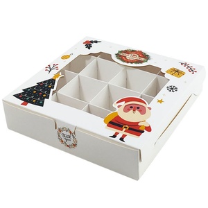 White Heart Hollow Craft <b>Candy</b> Packaging <b>Box</b> with Recyclable Cardboard 16 Grid Chocolate <b>Box</b> - Product Image 5