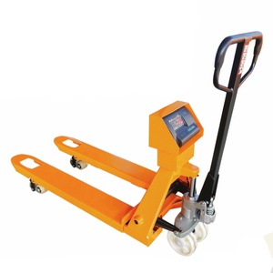 Fabrik Direkt verkauf Hochwertiger 3T 685MM Paletten hubwagen mit Waage Günstige manuelle Gabelstapler Gute elektronische Waage - Product Image 4