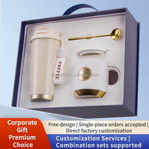Wedding Souvenirs <strong>Gift</strong> Sets 2025 - Vacuum Mug &amp; Ceramic Cup with Custom Design Corporate <strong>Gifts</strong> - Product Image 5