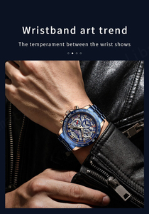 Reloj LIGE 8944 de Acero Inoxidable para Hombre, Marca de Lujo, Cronógrafo Resistente al Agua, Reloj de Pulsera Masculino - Product Image 6