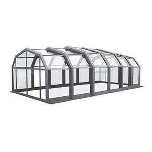 Villa Sunroom Estructura <span class=keywords><strong>de</strong></span> acero personalizable Vidrio templado Diseño moderno <span class=keywords><strong>para</strong></span> patio Techo Sellado Terraza Cubierta <span class=keywords><strong>para</strong></span> Parque - Product Image 5