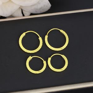 JXX New Design <b>Fashion</b> 24k Gold Plated <b>Hoop</b> <b>Earrings</b> Accessories Womens <b>Earring</b> Gift Jewelry Wholesale - Product Image 1