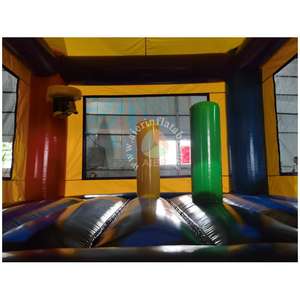 13フィートトランポリンおもちゃインフレータブルボウンスハウスインフレータブルトランポリンクレヨンバウンスハウス子供大人ジャンプ - Product Image 4