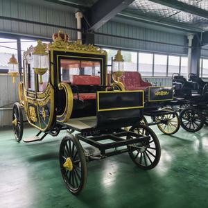 Calèche royale pour mariages et occasions spéciales – Calèche de cérémonie décorée par le fabricant - Product Image 1