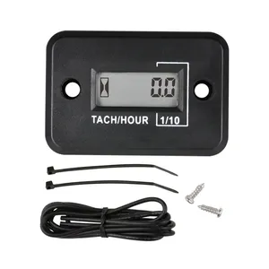 Digital Universal Engine Inductive Counter Hour Meter For Generators Mower Tach/Hour Meter