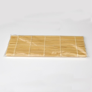 Tapis à <span class=keywords><strong>sushi</strong></span> japonais carré en bambou écologique, tissé à la main, de qualité alimentaire, facile à utiliser, avec tailles personnalisables pour la cuisine à domicile - Product Image 5