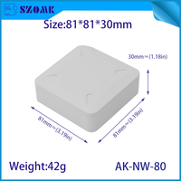 Boîtier en plastique sur mesure, directement de l'usine, pour appareil électronique, réseau ABS Wifi 5G, boîtier industriel IoT en plastique