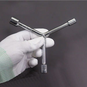 Khc Y-Type ประแจหกเหลี่ยมปลายคู่หัวเหล็กคาร์บอนสามง่ามเกรดอุตสาหกรรมอเนกประสงค์1ปีสั้น - Product Image 4