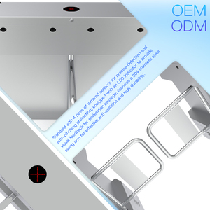 Porte tourniquet à rabat polyvalent HCW avec code QR et lecteur de cartes pour les arénas de sport et la billetterie - Product Image 5