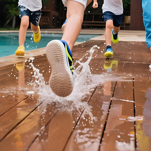 Tarima de WPC Color Madera Rústica, Baldosas de Madera Plástica Compuesta para Exteriores - Product Image 4