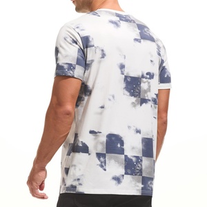 เสื้อยืดคอกลมผู้ชาย แห้งเร็ว ผ้าฝ้ายถัก 100% ระบายอากาศได้ดี ยืดหยุ่น สวมใส่สบาย ลายกราฟิก เสื้อฤดูร้อน - Product Image 4