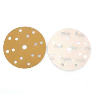 Disco Abrasivo in Ossido di Alluminio 150mm con 15 Fori per Metallo e Legno, Utensili Abrasivi - Product Image 1