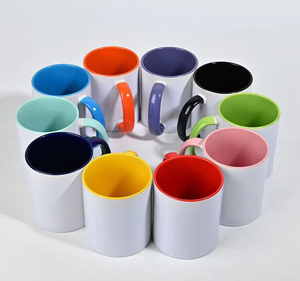 Tazza in Ceramica Fai-da-Te con Interno Colorato, Design Moderno, Ecologica, Adatta al Microonde, Regalo Creativo - Product Image 3